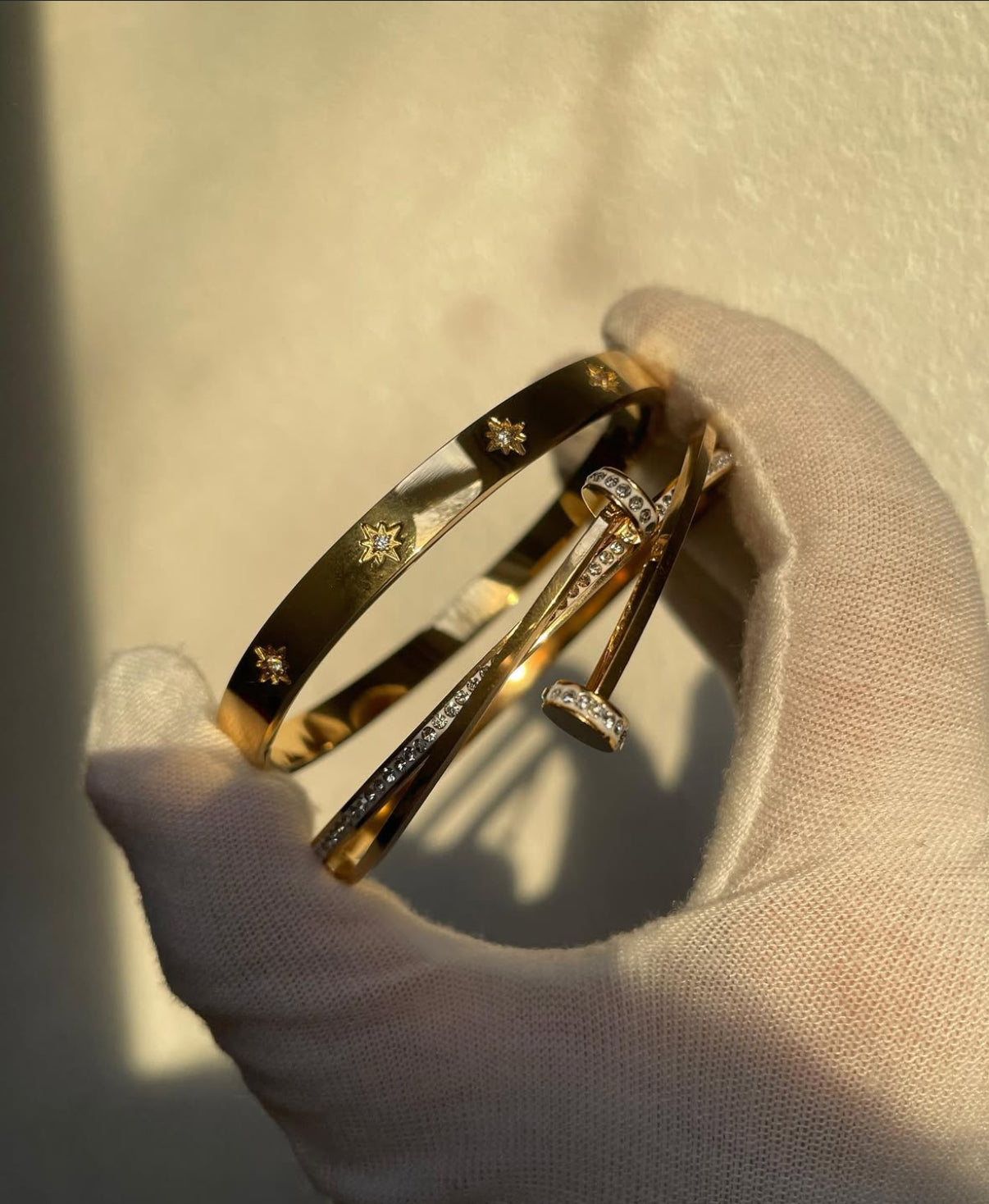 Steel Spike Bracelet